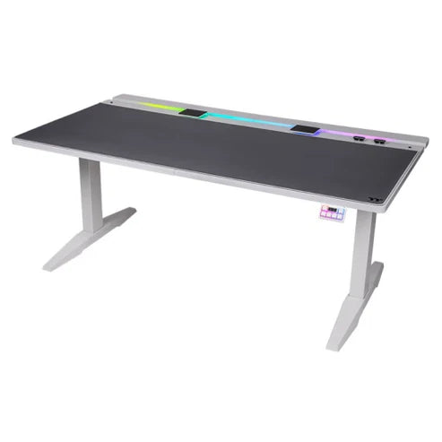 Thermaltake G700 RGB Gaming Desk Snow - White